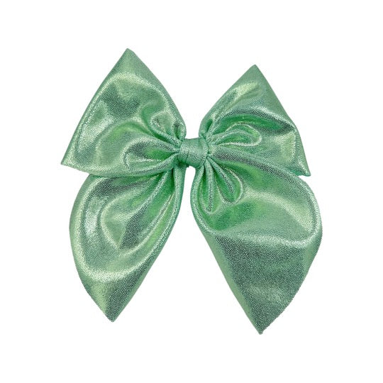 Medium Swanky Bows - New Raw Edge Shimmers