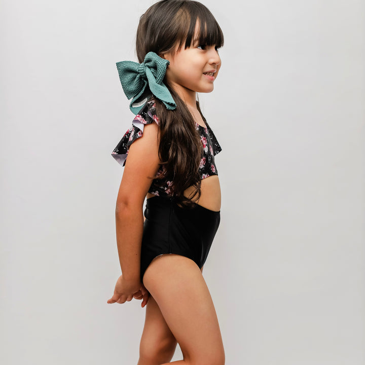 Swim Swanky - Deep Ocean Ribbed Crinkled
