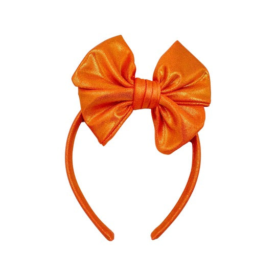 Fancy Butterfly Bow - Orange Shimmer