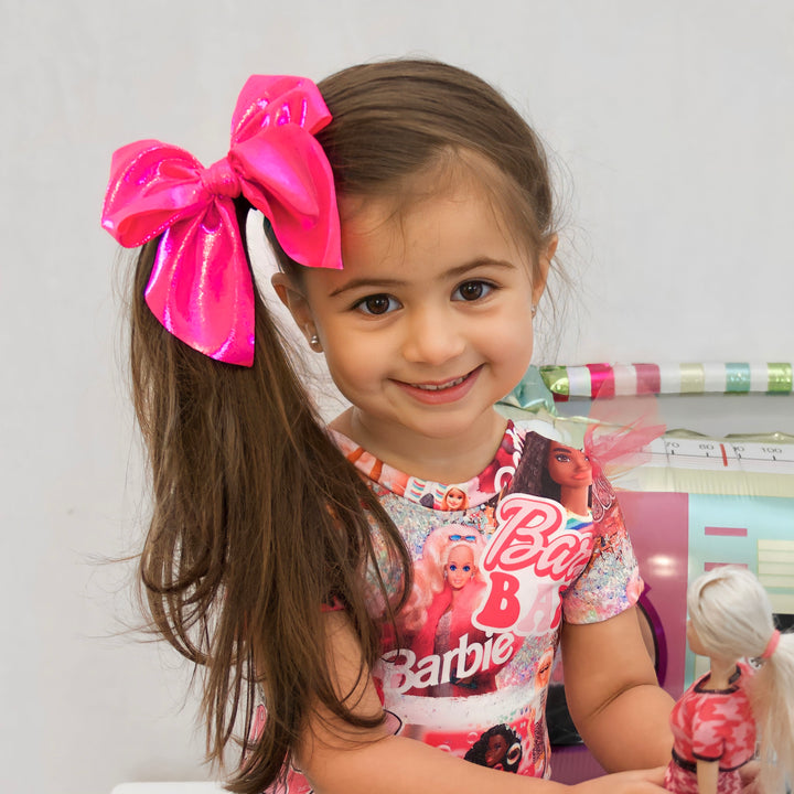 Medium Swanky Bows - New Raw Edge Shimmers