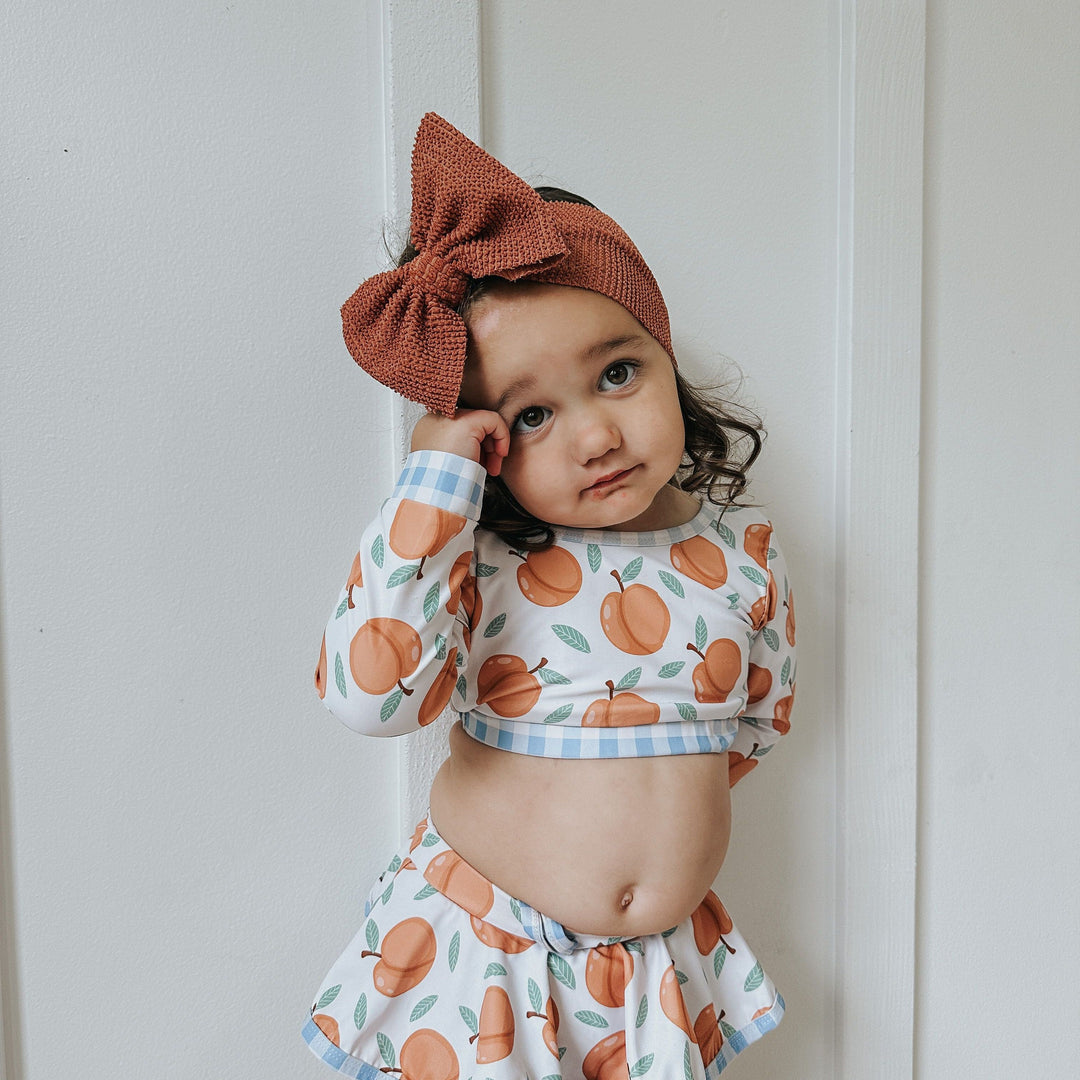 Ribbed Crinkled Swim Mini Headwraps