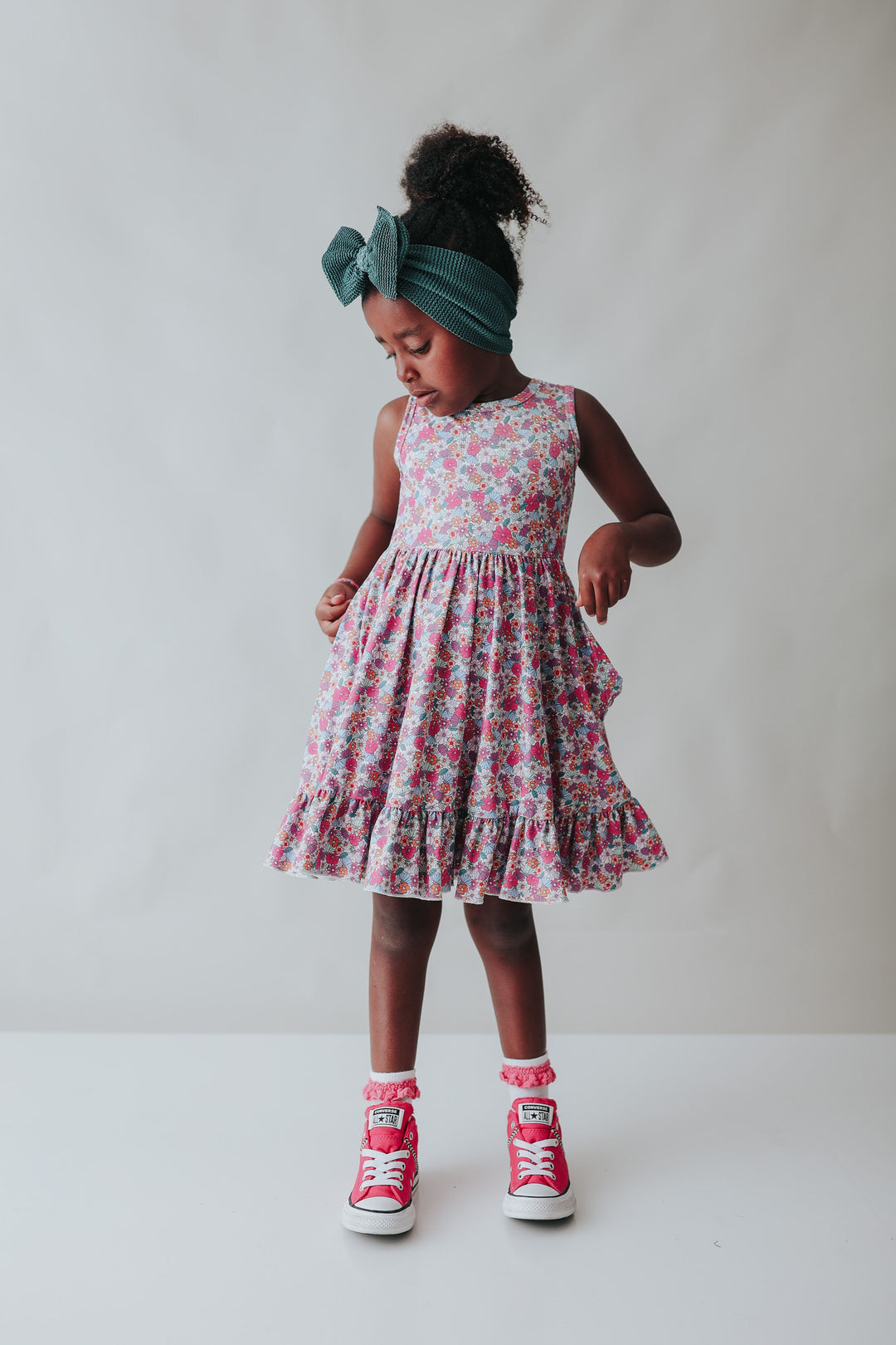 Ribbed Crinkled Swim Mini Headwraps
