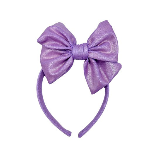 Fancy Butterfly Bow -  Purple Shimmer