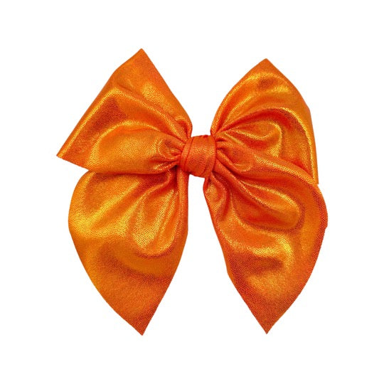 Medium Swanky Bows - New Raw Edge Shimmers
