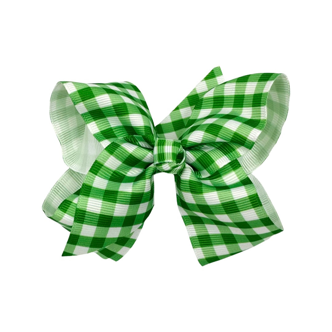 Set of 5 4 Inch Ribbon Gingham