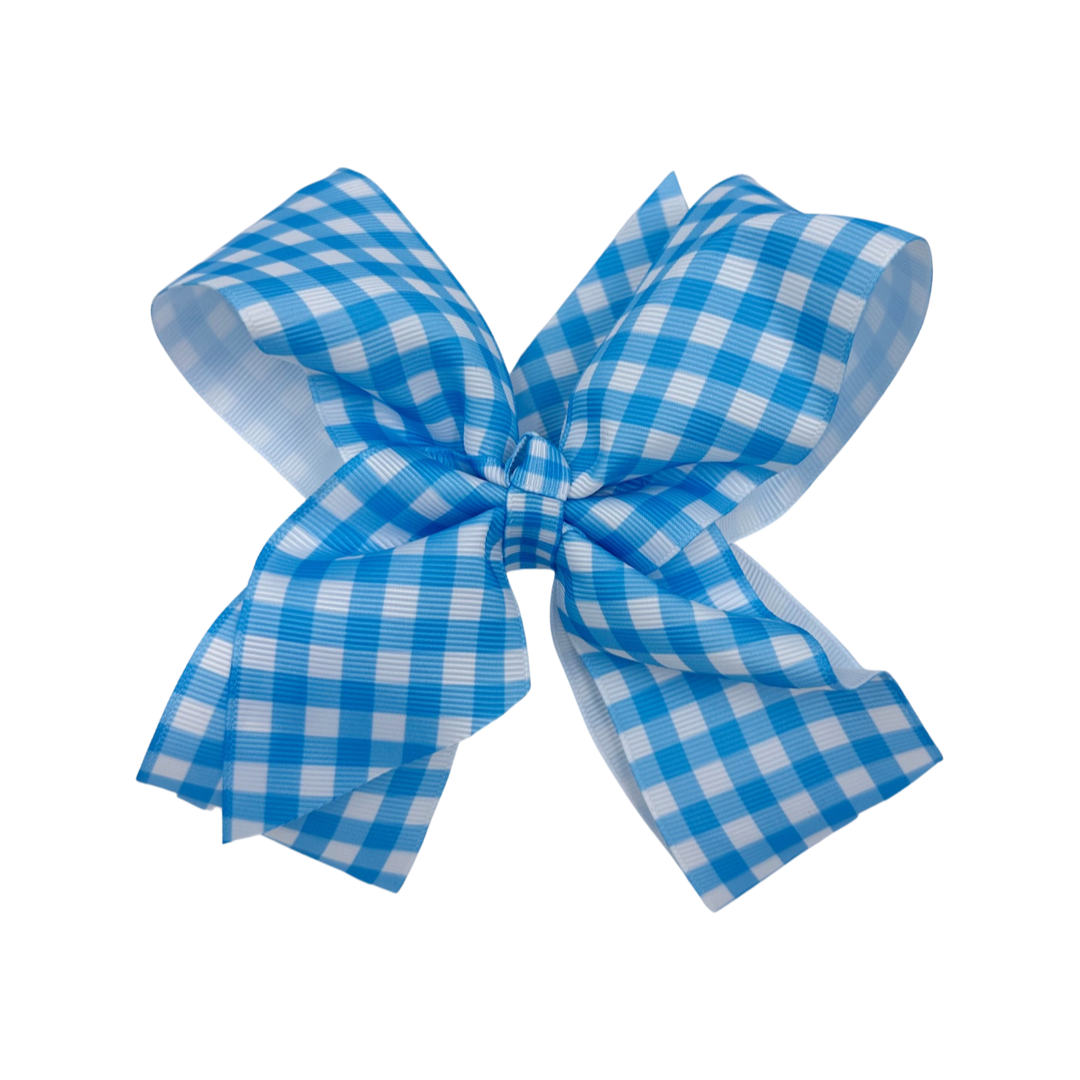 Set of 5 6 Inch Ribbon Gingham