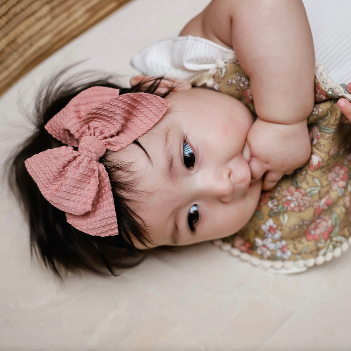 Ribbed Mini Swanky Bows