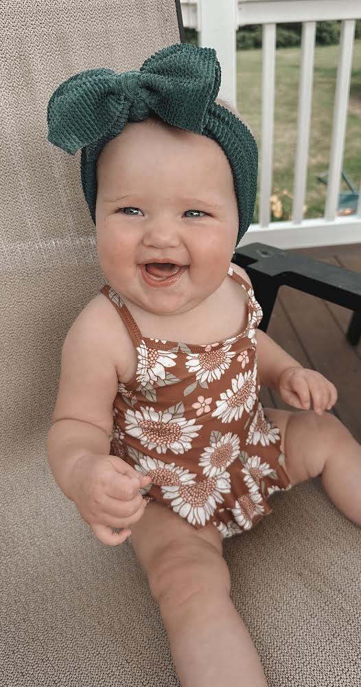 Ribbed Crinkled Swim Mini Headwraps