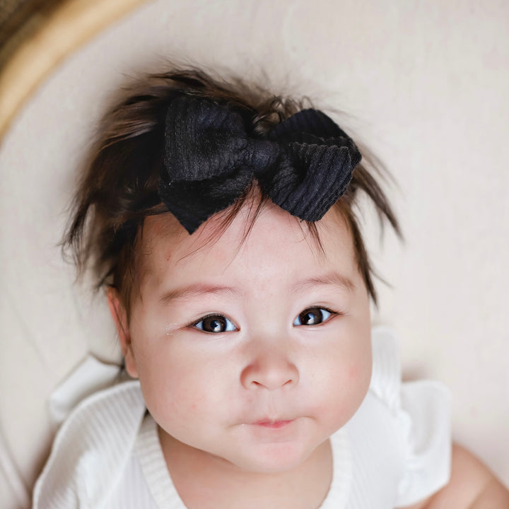 Ribbed Mini Swanky Bows