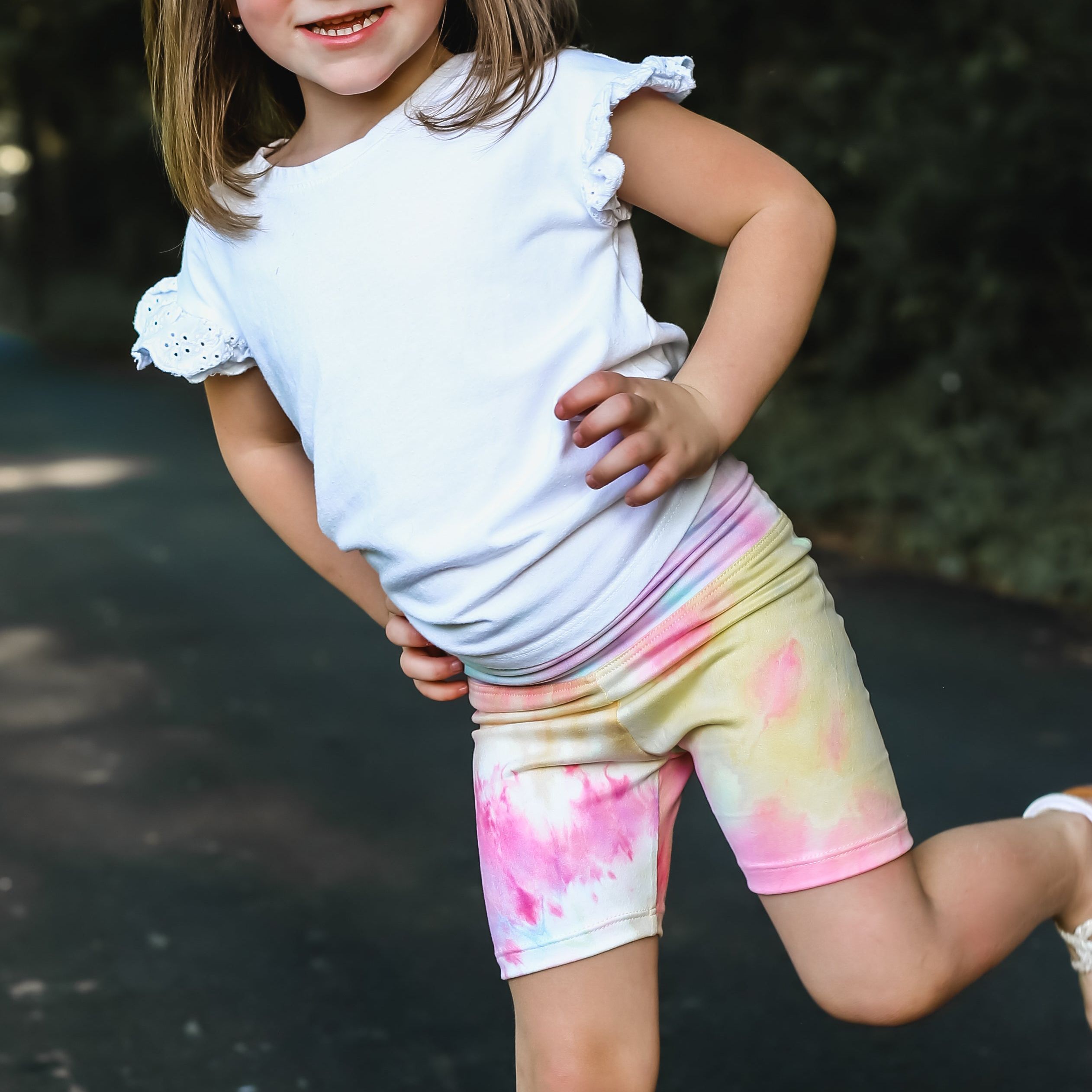 Tie Dye Biker Shorts