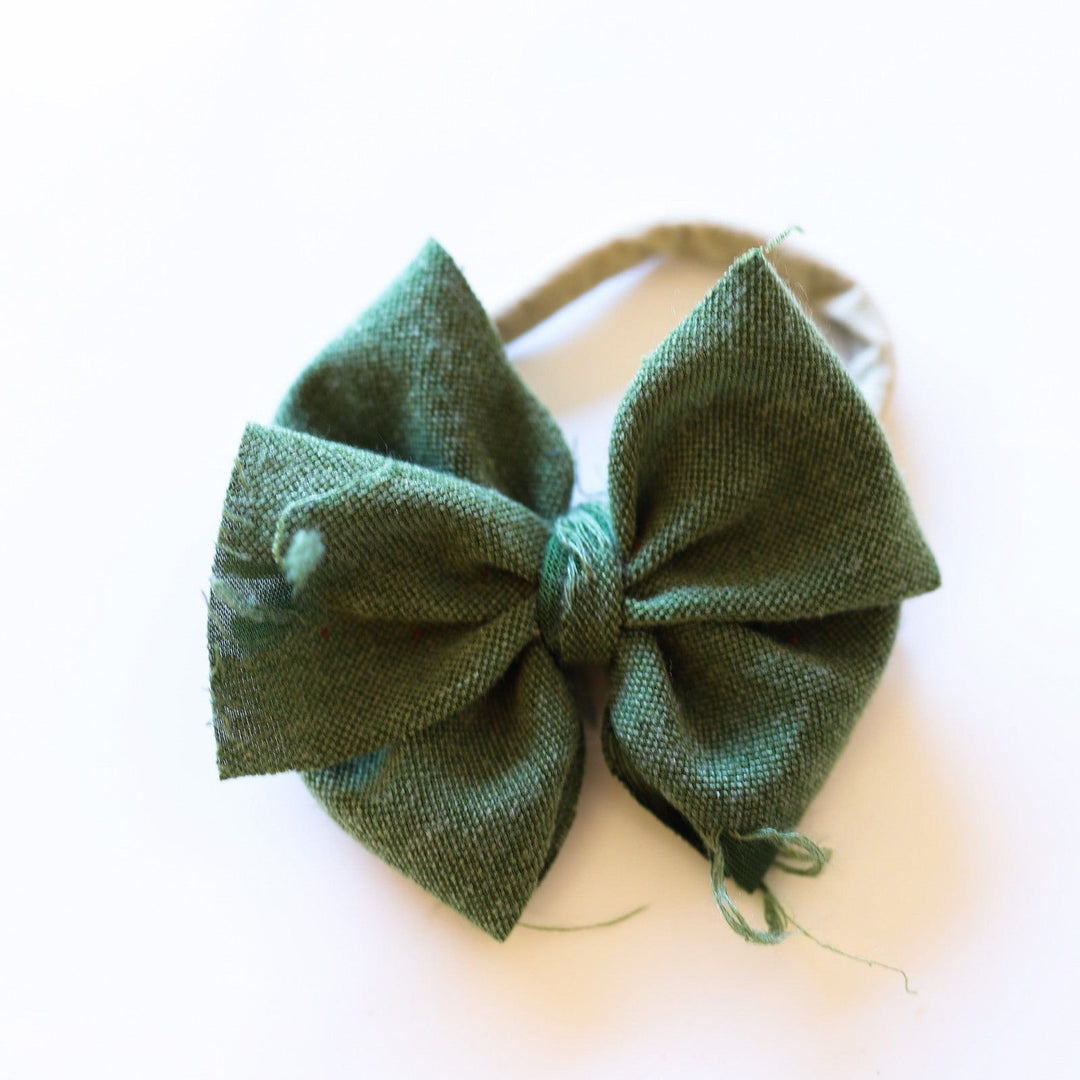Olive Distressed Messy