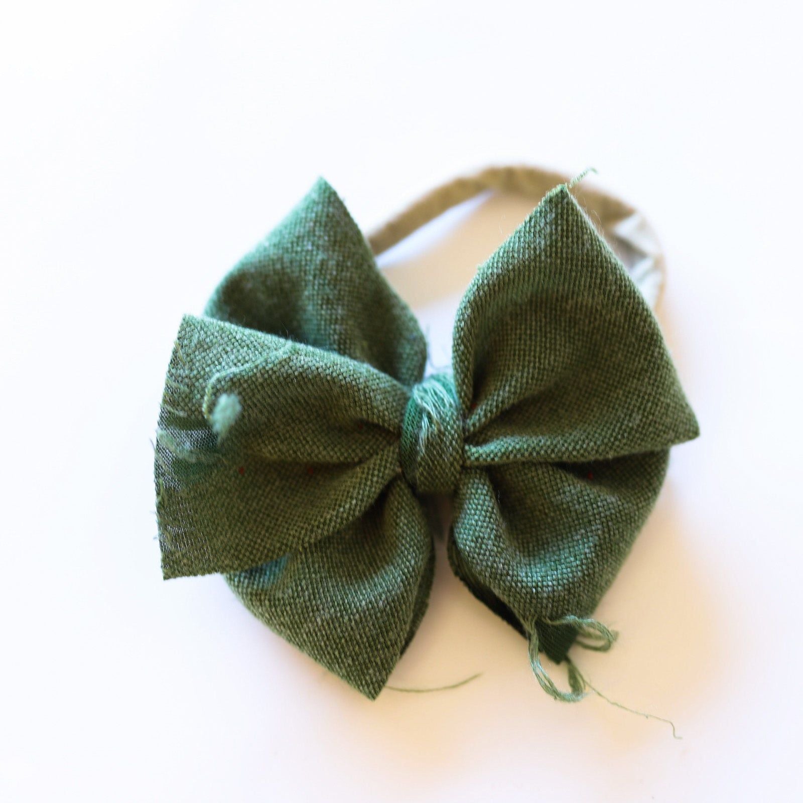 Olive Distressed Messy