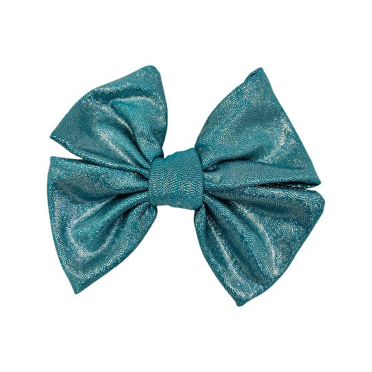 Fancy Butterfly Bow - Blue Shimmer