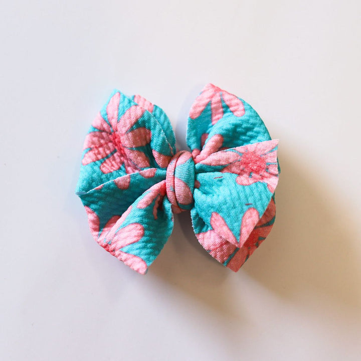 Doodled Daisies Bow