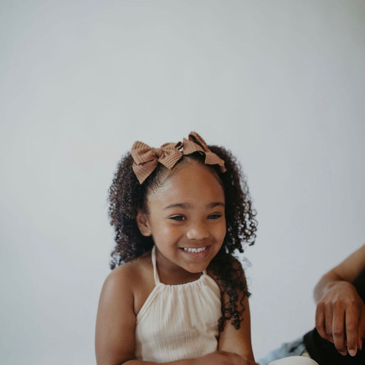 Ribbed Mini Swanky Bows