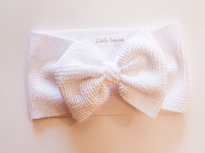 Ribbed Crinkled Swim Mini Headwraps