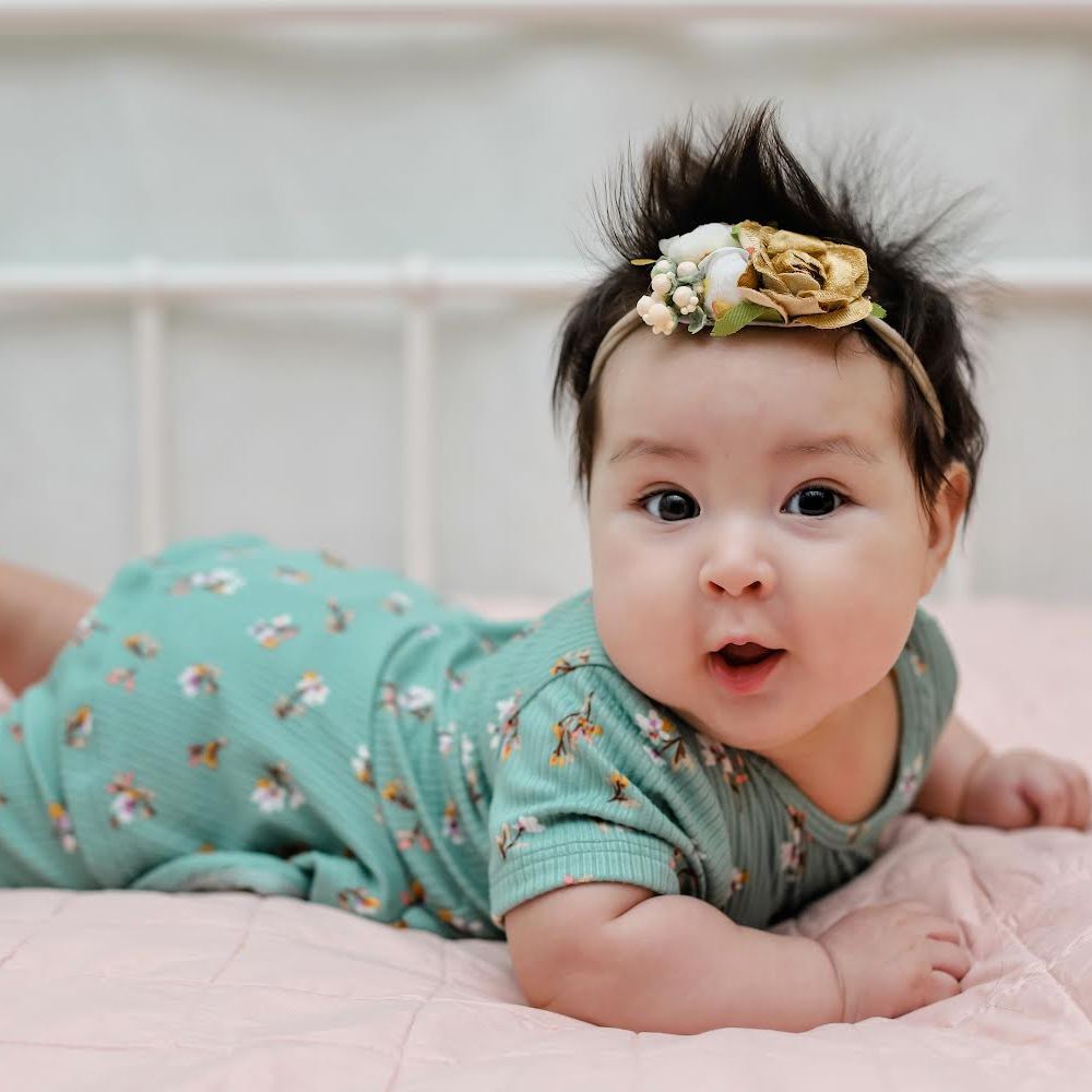 Gold Flower Crown Nylons