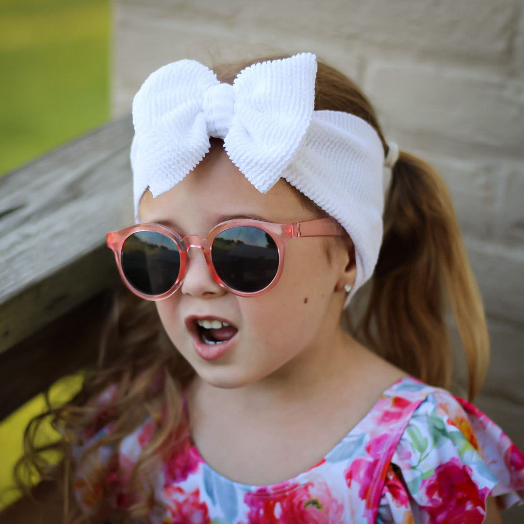 Ribbed Crinkled Swim Mini Headwraps