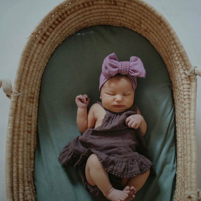 Ribbed Vintage Purple Headwrap
