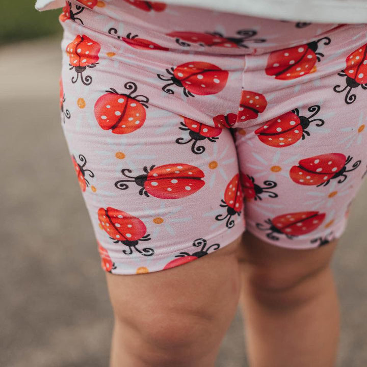 Ladybug Biker Shorts
