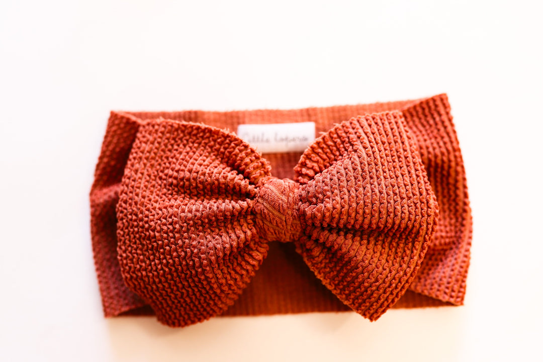 Ribbed Crinkled Swim Mini Headwraps