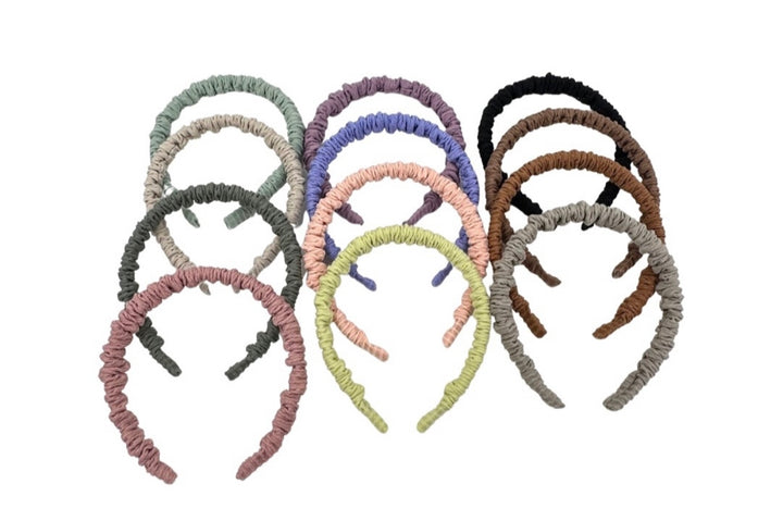 Ruched Ribbed Headbands