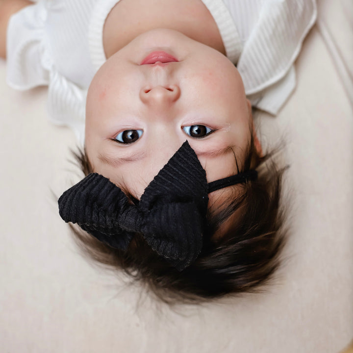 Ribbed Mini Swanky Bows