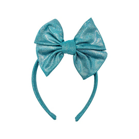 Fancy Butterfly Bow - Blue Shimmer
