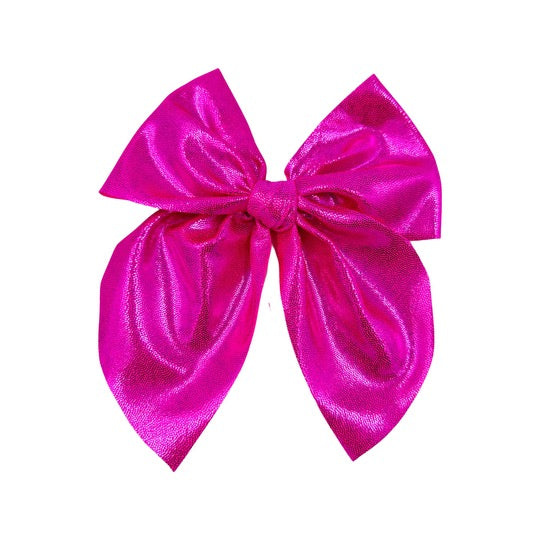 Medium Swanky Bows - New Raw Edge Shimmers