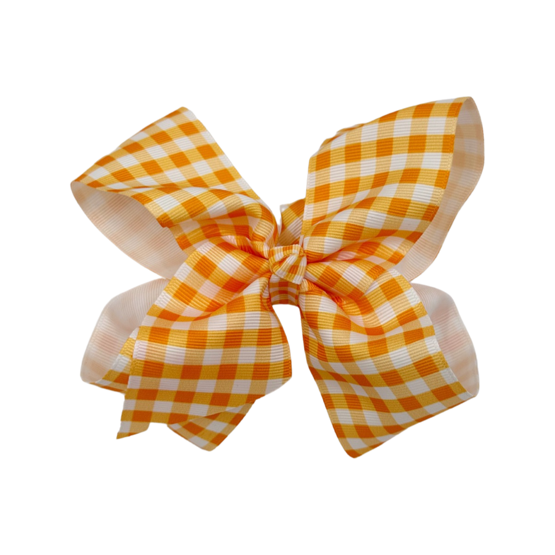 Set of 5 6 Inch Ribbon Gingham