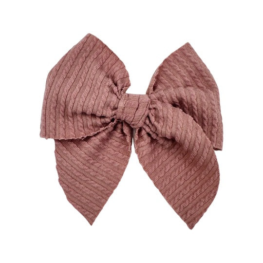 Ribbed Mini Swanky Bows