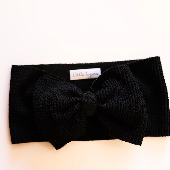 Ribbed Crinkled Swim Mini Headwraps