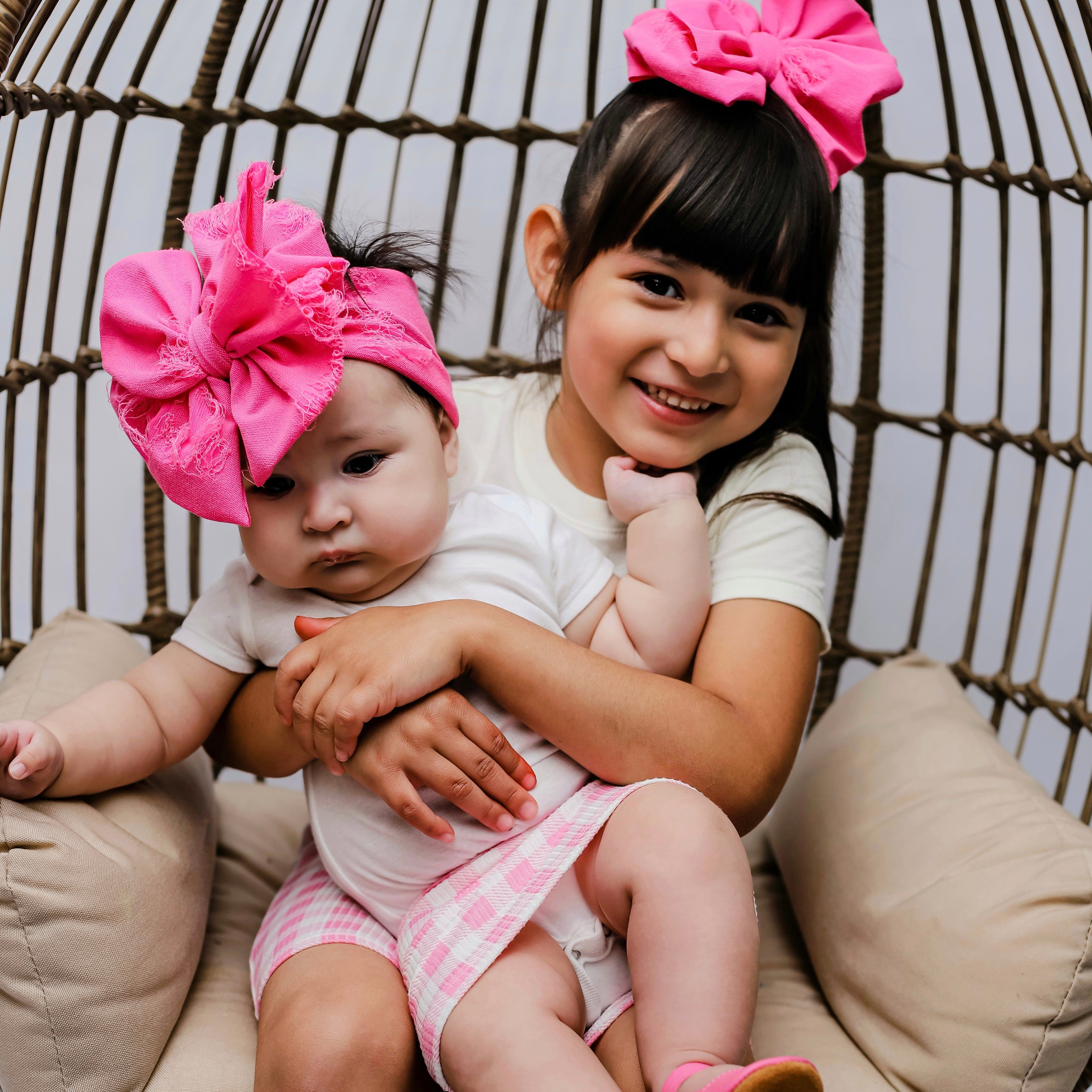 Distressed Pink Headwrap