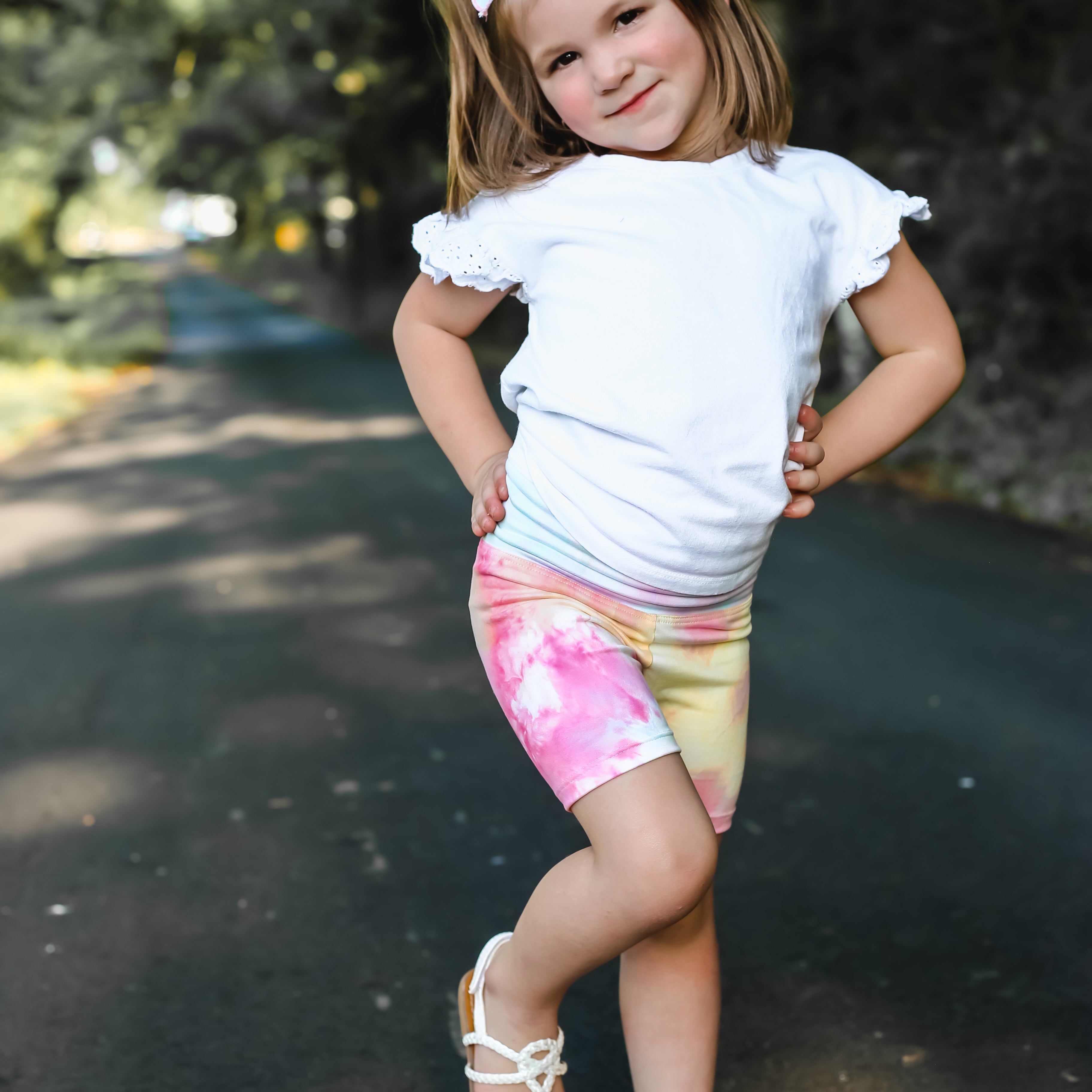 Tie Dye Biker Shorts