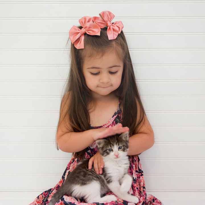 Mini Swanky Bows - New Raw Edge Shimmers