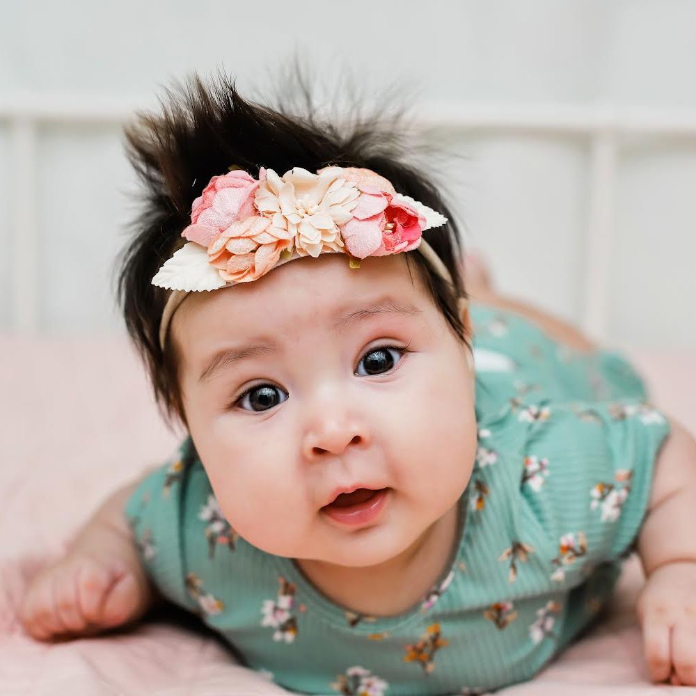 Gold Flower Crown Nylons