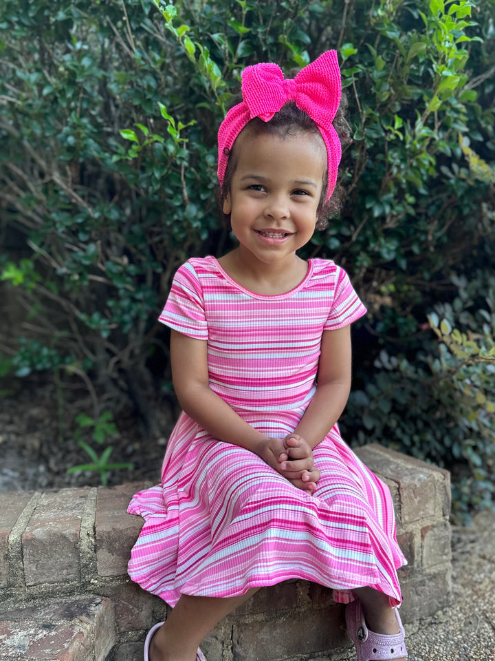 Ribbed Crinkled Swim Mini Headwraps