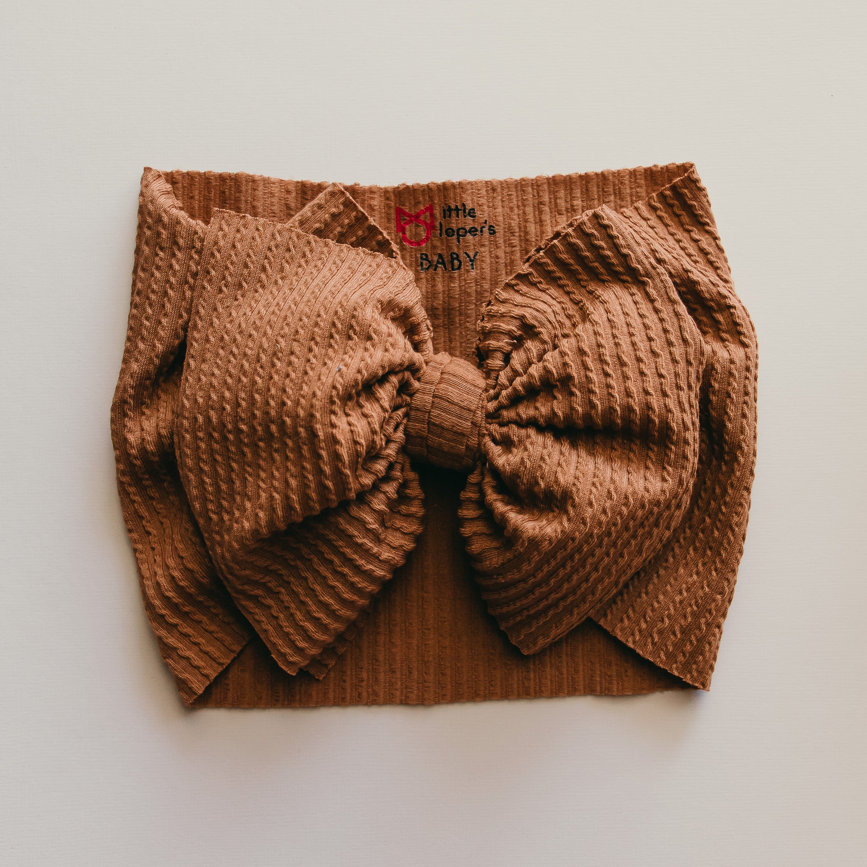Ribbed Caramel Headwrap