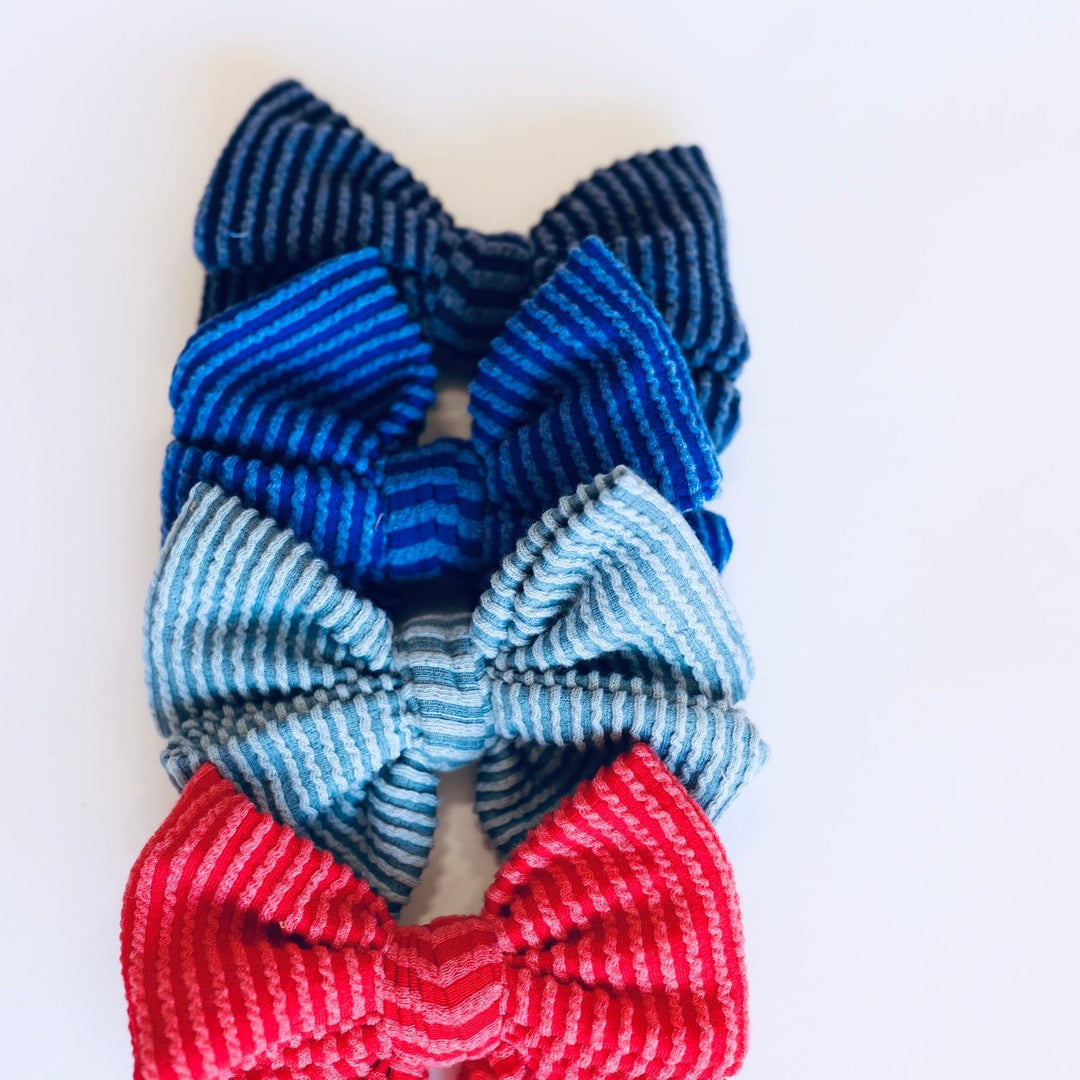 Chunky Ribbed Butterfly Bow