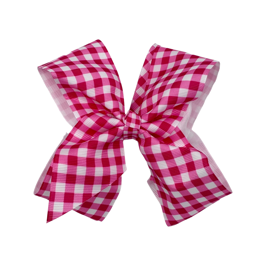 Set of 5 6 Inch Ribbon Gingham