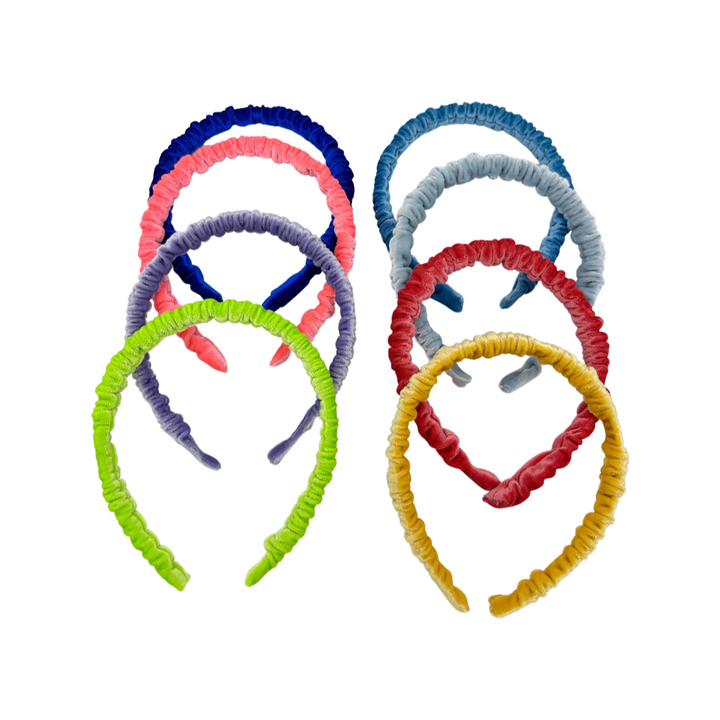 Ruched Velvet Headbands
