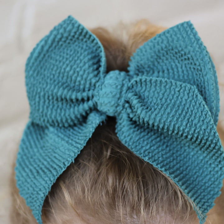 Swim Swanky - Deep Ocean Ribbed Crinkled