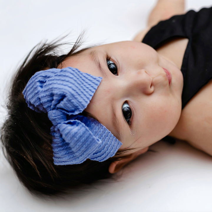 Ribbed Mini Swanky Bows