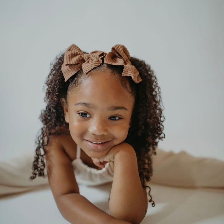 Ribbed Mini Swanky Bows