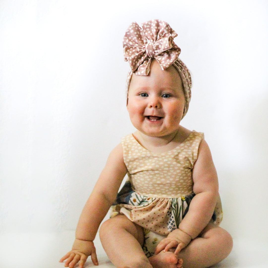 Neutral Spots Headwrap Set
