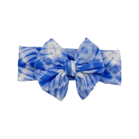 Blue Water Tie Dye Headwrap