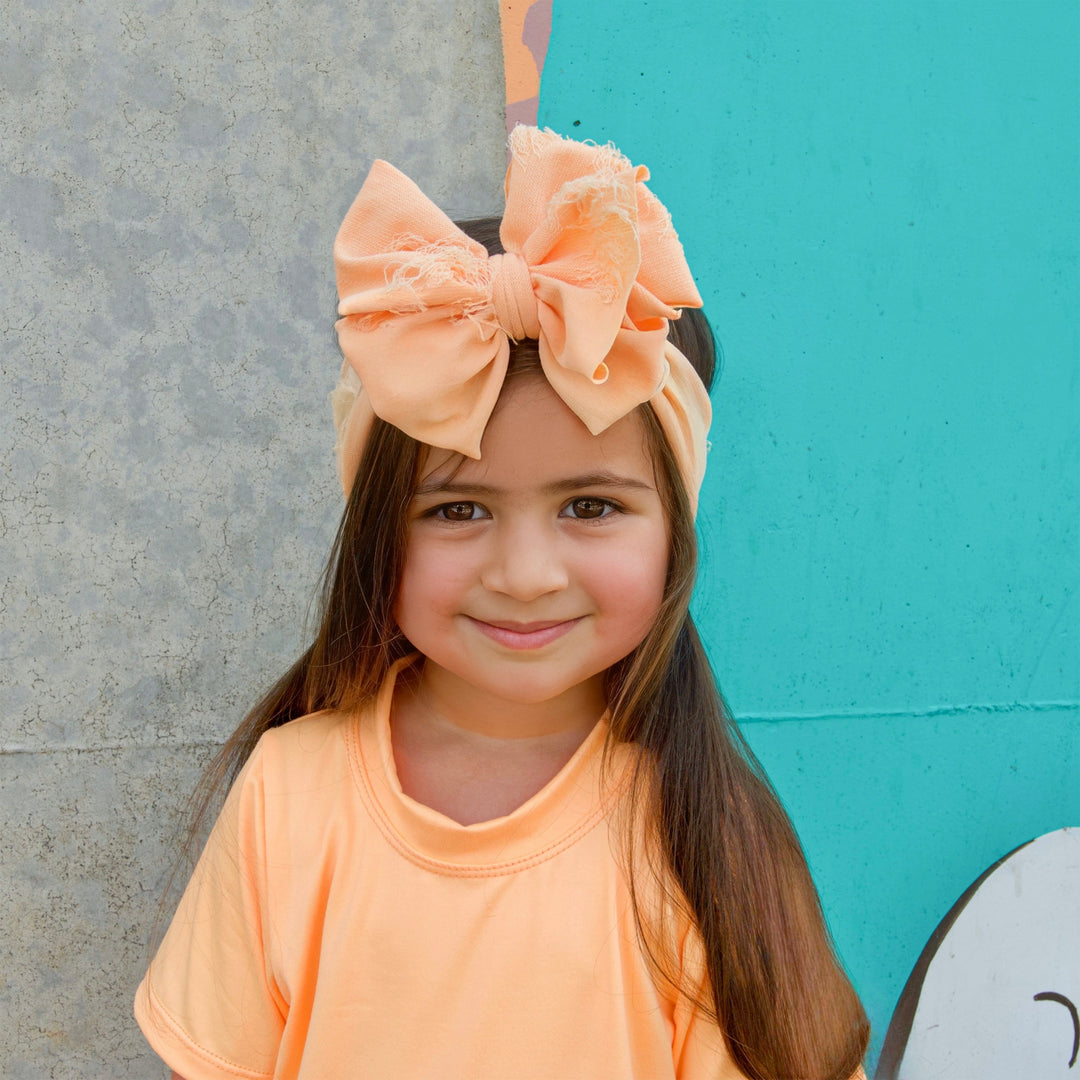 Distressed Orange Headwrap