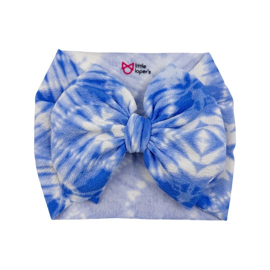 Blue Water Tie Dye Headwrap