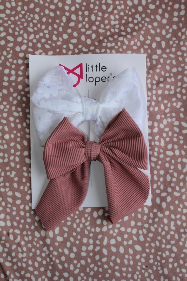 Flocked Daises Set