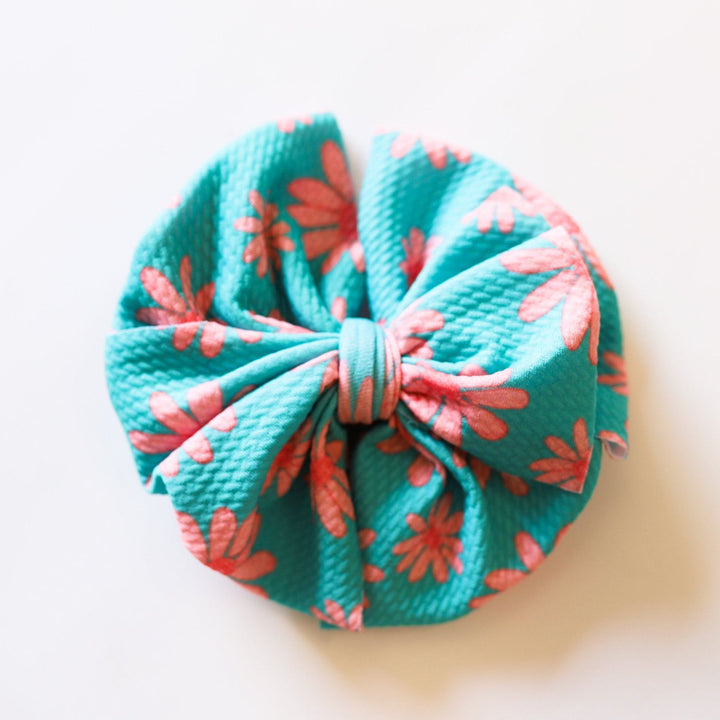 Doodled Daisies Bow